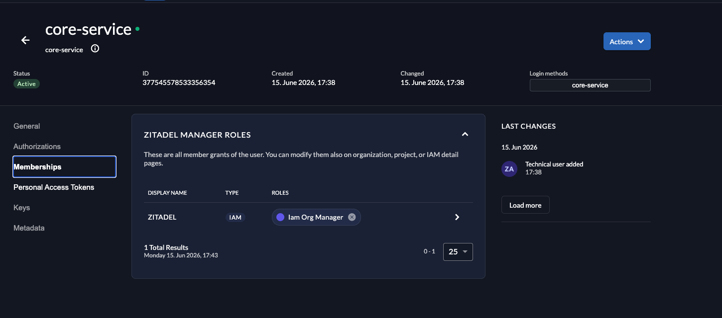 Add a Manager — instance-level IAM roles